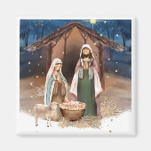 Weihnachtsgeschenke von Nativity Scene Magnet (Vorne)