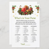 Weihnachtsgeschenke Was ist in deinem Handtaschens (Vorne/Hinten)