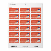 Weihnachtsgeschenke Weihnachtsansprache Adressaufkleber (Vorne)