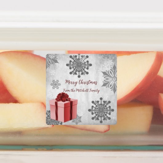 Weihnachtsgeschenke Weihnachtsgebäck Labels Etiketten (Befestigt)