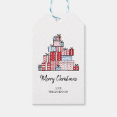 Weihnachtsgeschenke Weihnachtsgeschenk Tag Geschenkanhänger (Vorderseite)