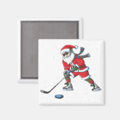 Weihnachtsgeschenke Weihnachtsgeschenke Eishockey Magnet (Vorderseite/Rückseite)