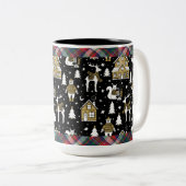 Weihnachtsgeschenke/Weihnachtsgeschenke/festliche Zweifarbige Tasse (VorderseiteRechts)