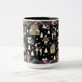 Weihnachtsgeschenke/Weihnachtsgeschenke/festliche Zweifarbige Tasse (Mittel)