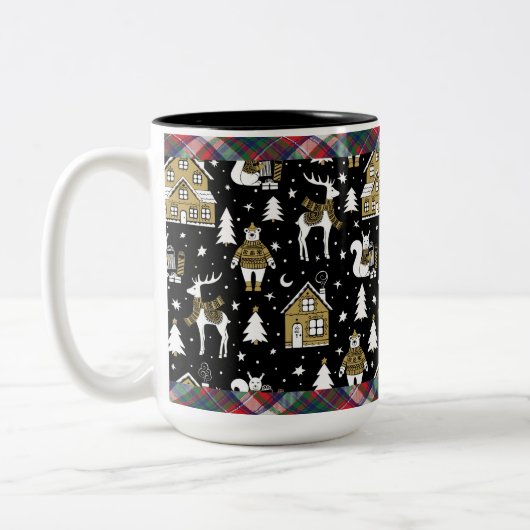 Weihnachtsgeschenke/Weihnachtsgeschenke/festliche Zweifarbige Tasse (Links)