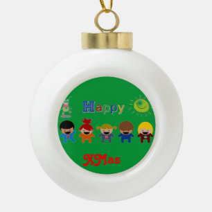 Weihnachtsgeschenke - Weihnachtsgeschenke Keramik Kugel-Ornament