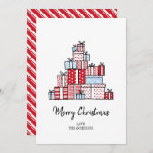 Weihnachtsgeschenke Weihnachtskarte Feiertagskarte (Vorne/Hinten)