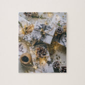 Weihnachtsgeschenke White Jigsaw Puzzle (Vertikal)