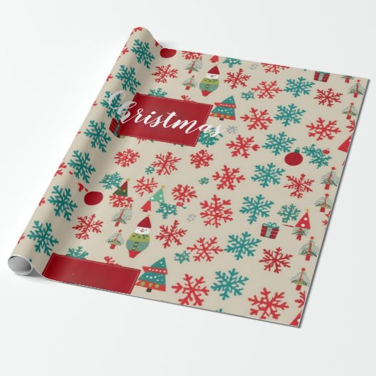 Weihnachtsgeschenke Wrap Designs Geschenkpapier (Ungerollt)