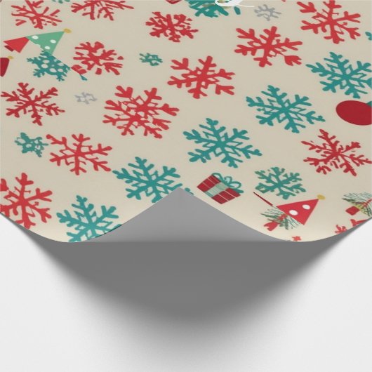 Weihnachtsgeschenke Wrap Designs Geschenkpapier (Ecke)