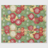 Weihnachtsgeschenke Wrap Designs Geschenkpapier (Flach)