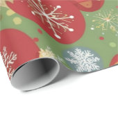 Weihnachtsgeschenke Wrap Designs Geschenkpapier (Rolleneckpunkt)