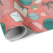 Weihnachtsgeschenke Wrapping Paper Geschenkpapier (Rolleneckpunkt)