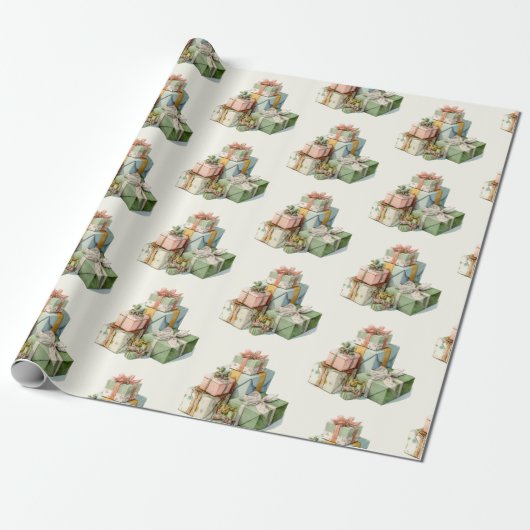 Weihnachtsgeschenke Wrapping Paper Geschenkpapier (Ungerollt)