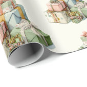 Weihnachtsgeschenke Wrapping Paper Geschenkpapier (Rolleneckpunkt)