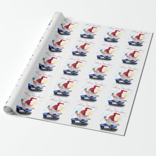 Weihnachtsgeschenke Wrapping Paper Gnome mit Gesch Geschenkpapier (Ungerollt)