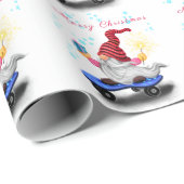 Weihnachtsgeschenke Wrapping Paper Gnome mit Gesch Geschenkpapier (Rolleneckpunkt)