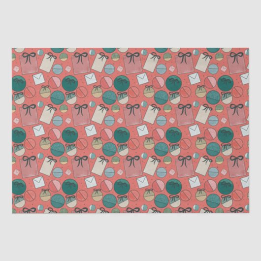 Weihnachtsgeschenke Wrapping Paper Seidenpapier (Vorderseite)