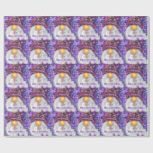 Weihnachtsgeschenke Wrapping Paper werden in Lila  Geschenkpapier (Flach)