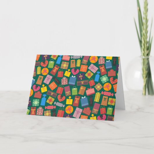 weihnachtsgeschenke xmas einladung (Vorderseite)