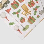 Weihnachtsgeschenke zum Thema Golf Vater Seidenpapier (Ausschnitt)