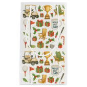 Weihnachtsgeschenke zum Thema Vater Golfer Kleine Geschenktüte (Vorderseite)