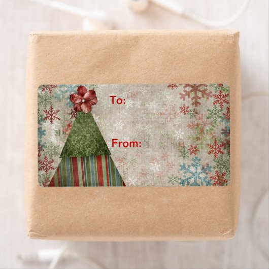 Weihnachtsgeschenketikett personalisiert (Insitu)