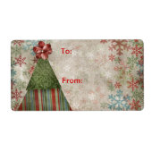 Weihnachtsgeschenketikett personalisiert (Vorne)