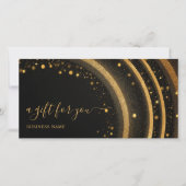 Weihnachtsgeschenkgutschein Moderner Gutschein (Vorderseite)