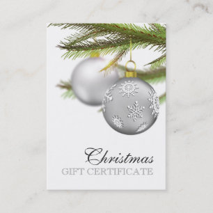 WeihnachtsGeschenkgutschein Rabattkarte