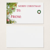Weihnachtsgeschenkkarte (Vorne & Hinten)