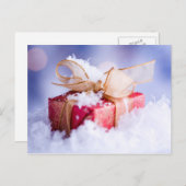 Weihnachtsgeschenkkarte Feiertagspostkarte (Vorne/Hinten)