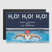 Weihnachtsgeschenkkarte Magnetkarte (Vorne/Hinten)