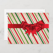 Weihnachtsgeschenkkarte Postkarte (Vorne/Hinten)