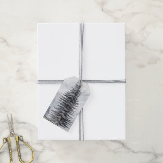 Weihnachtsgeschenkkarte - Vintager Baum Geschenkanhänger