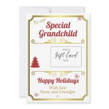 Weihnachtsgeschenkkartenhalter