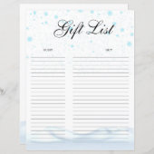 Weihnachtsgeschenkliste (Vorne/Hinten)