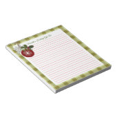 Weihnachtsgeschenkliste Notizblock (angewinkelt)