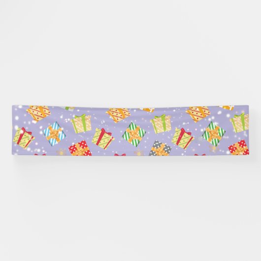 Weihnachtsgeschenkmuster Banner (Horizontal)