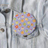 Weihnachtsgeschenkmuster Button (Beispiel)