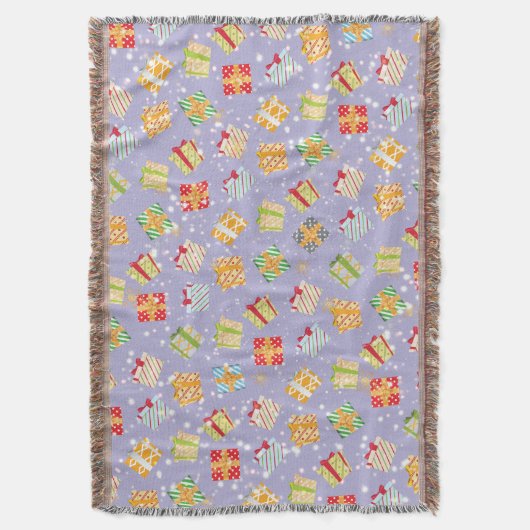 Weihnachtsgeschenkmuster Decke (Vorderseite Vertikal)