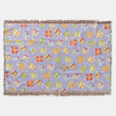 Weihnachtsgeschenkmuster Decke (Vorderseite)