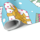Weihnachtsgeschenkmuster Geschenkpapier (Rolleneckpunkt)