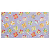 Weihnachtsgeschenkmuster Kissenbezug (Vorderseite-Rechts)