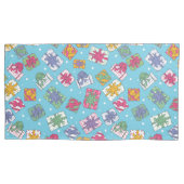 Weihnachtsgeschenkmuster Kissenbezug (Vorderseite-Links)