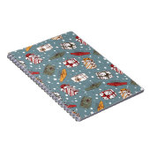 Weihnachtsgeschenkmuster Notizblock (Rechte Seite)