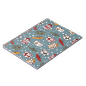 Weihnachtsgeschenkmuster Notizblock (Linke Seite)