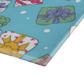 Weihnachtsgeschenkmuster Schneidebrett (Ecke)