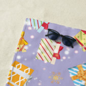 Weihnachtsgeschenkmuster Strandtuch (Beispiel)