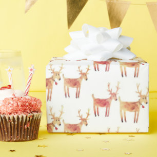 Weihnachtsgeschenkpackung Rentiere Geschenkpapier